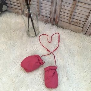 Little girls mittens for up to 12 months